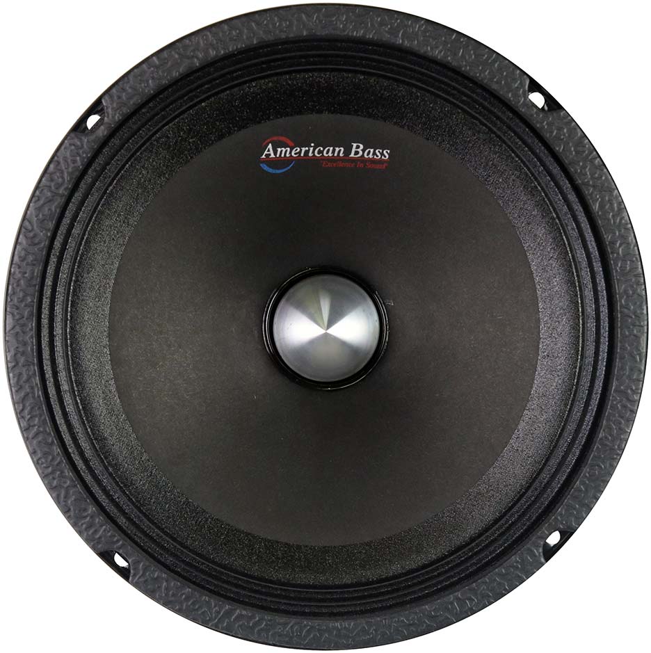 American Bass ABNEO8 8" Midrange with Neodymium Magnetm 400W Max