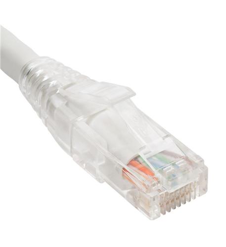 Icc ICPCST10WH Patch Cord Cat6 Clear Boot 10' White