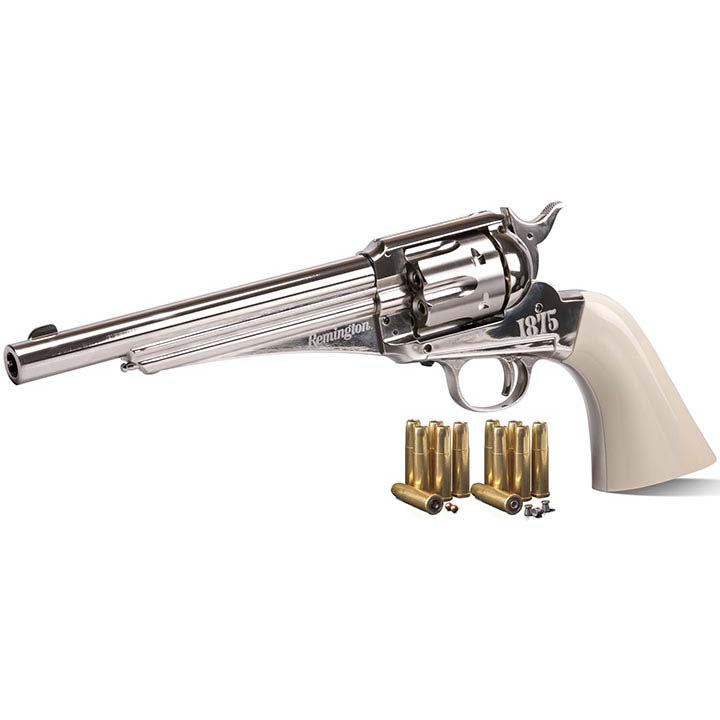 Crosman RR1875 Remington 1875 Co2 Powered Full Metal Bb & Pellet Air Revolver