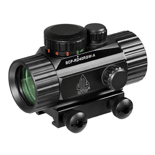 UTG SCPRD40RGWA Leapers 3.8 ITA Red/Green CQB Dot Sight with Integral Mount