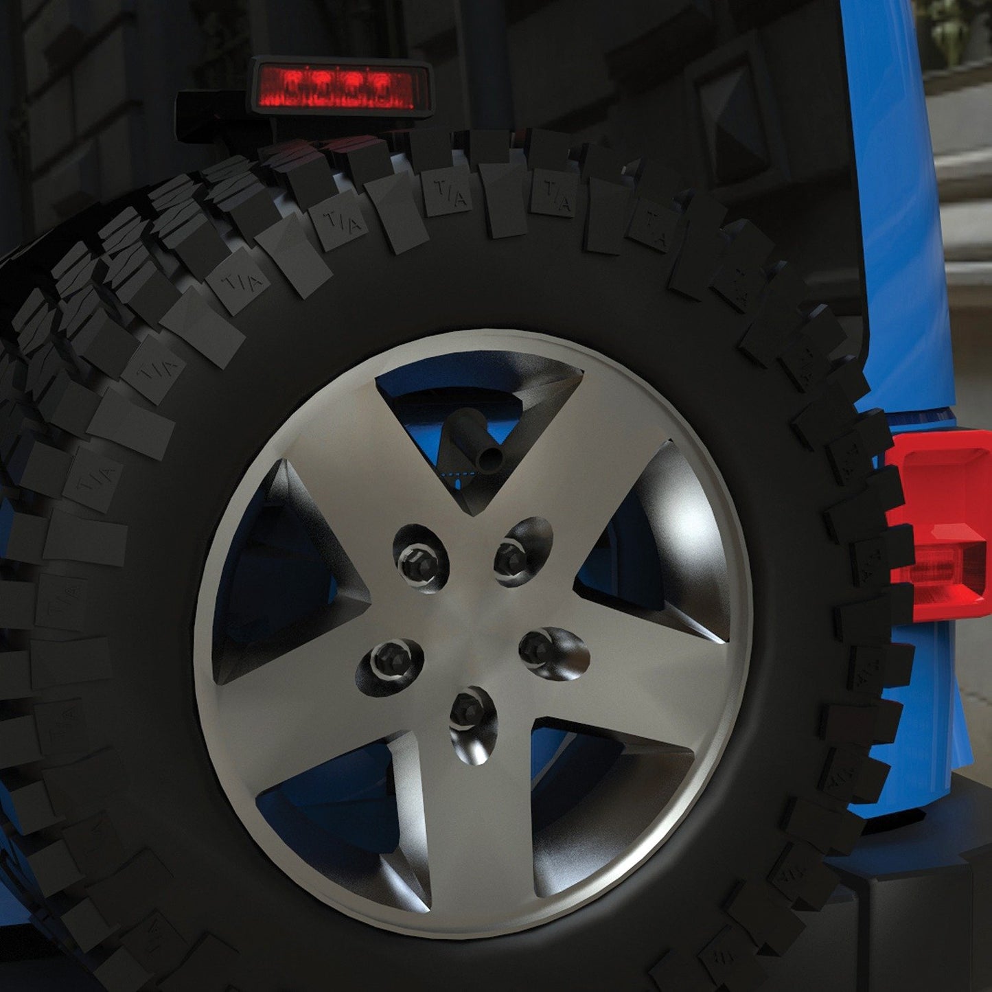 Metra TE-AJPKT Rear Cam & Adjustable Spare Bracket Kit for Jeep Wrangler 07-18