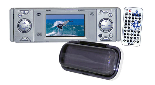 Pyle PLDMR3U Marine CD/DVD Receiver w/ 3" Monitor