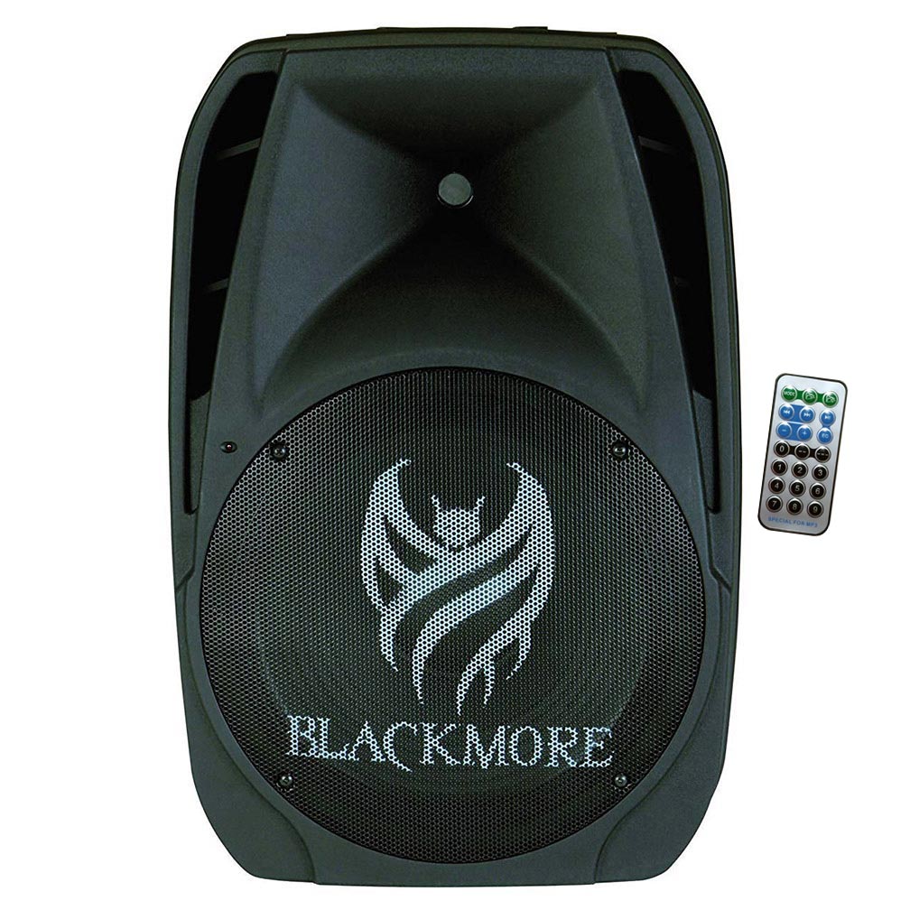 Blackmore BJP15BT 15" Bluetooth Rechargeable 12V Amplifier Speaker