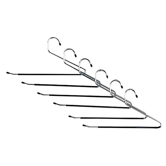 Jobar JB3152 12 pc Set  Slacks Hangers Easy Slide Organizers