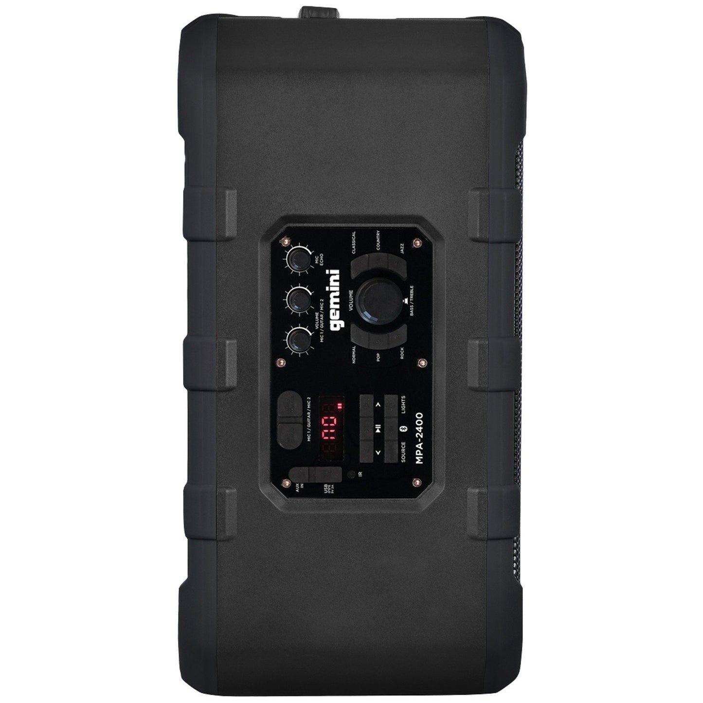 Gemini MPA-2400GRY MPA-2400 Bluetooth® Portable Party System (Gray)