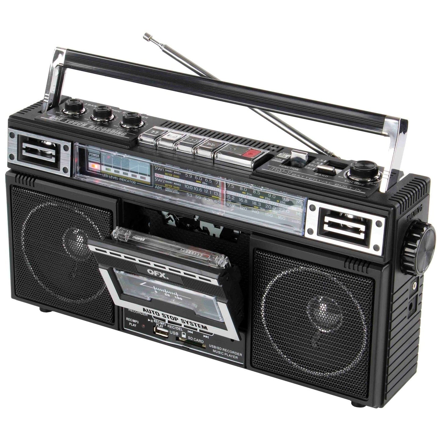 QFX J-220BT Radio/Cassette Radio