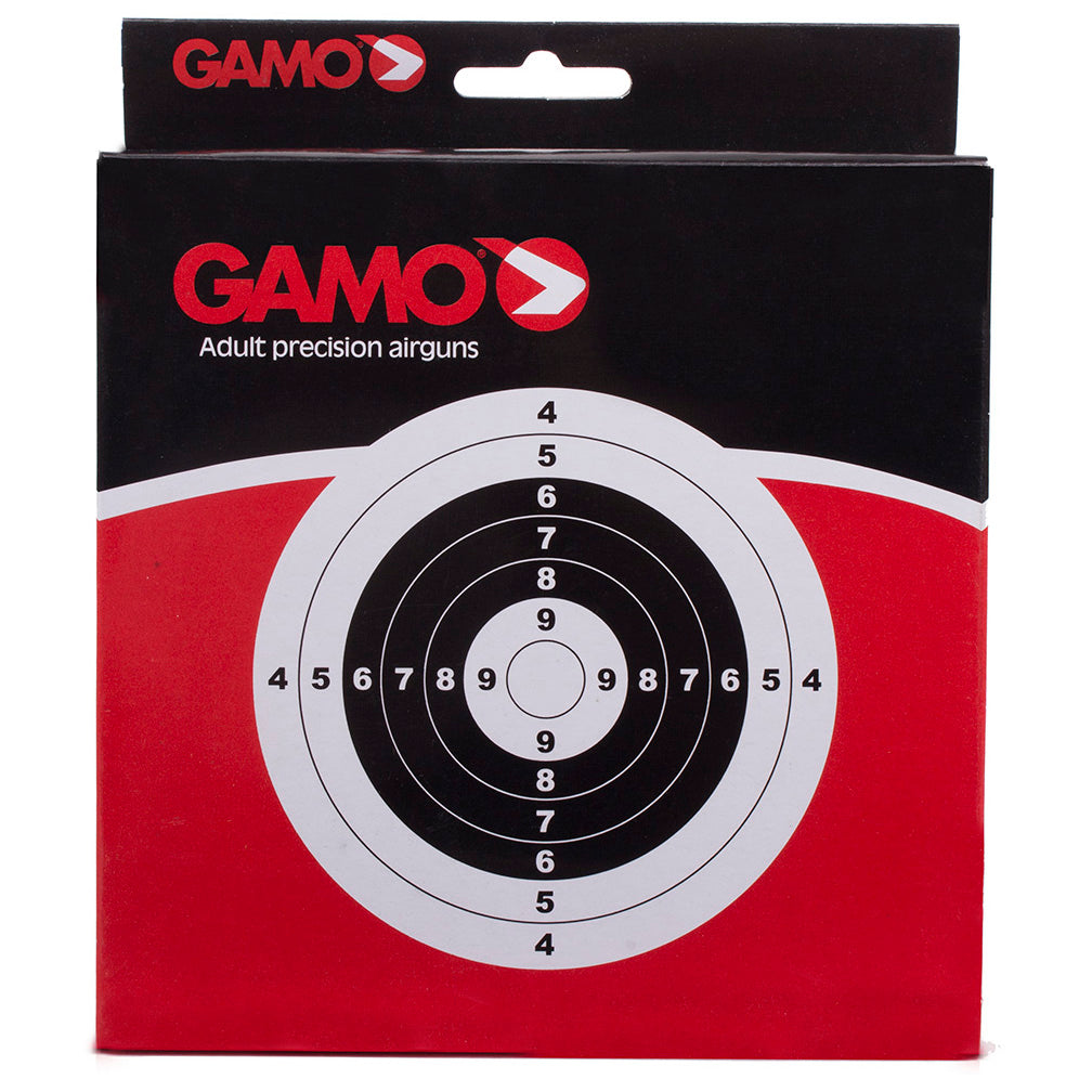 Gamo 621210654 “Bullseye” Paper Targets (100 Pack)