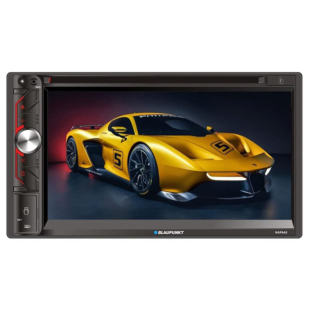 Blaupunkt NAPA65 6.9" D.DIN Fixed Touchscreen DVD Receiver w/ BT & Remote