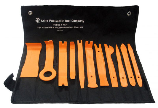 Astro 4524 Auto Fastener and Molding Removal Tool Set 11 Piece