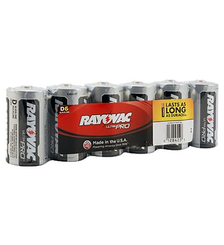 Rayovac AL-D Alkaline Size D 6 Pack E302363900