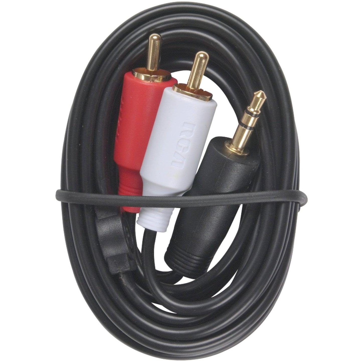 RCA AH205R MP3 3.5mm to 2 RCA Plugs Y-Adapter, 3ft