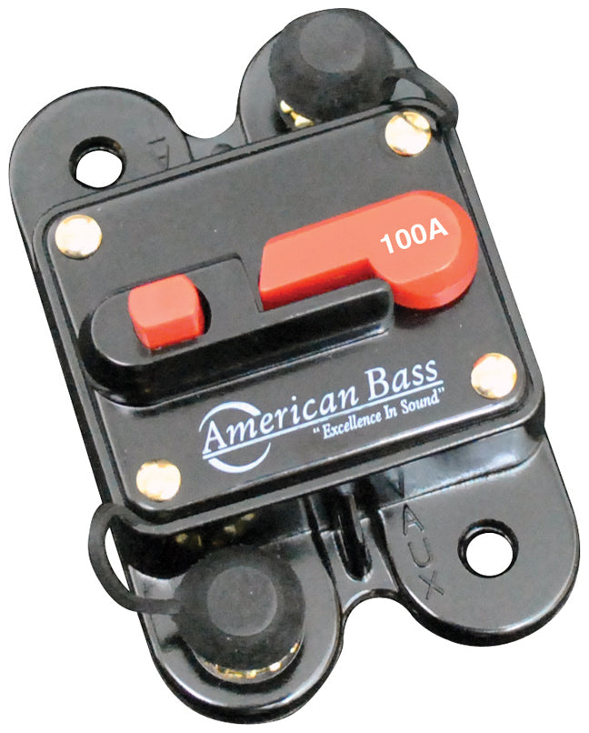 American Bass 100A Circuit Breaker Blister Pack