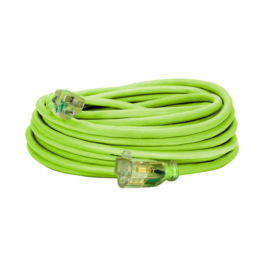 Flexzilla FZ512730 Pro Extension Cord 14/3 Awg Sjtw 50Ft Outdoor Lighted Plug