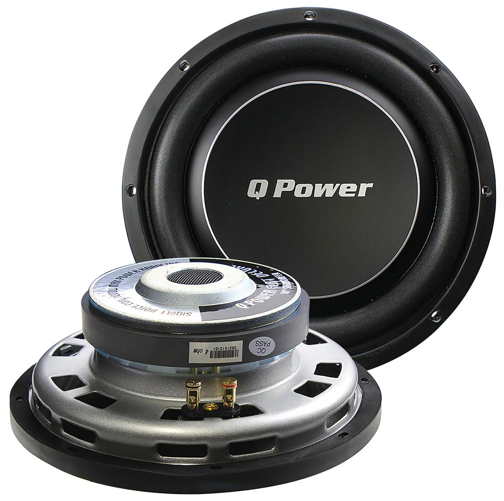 Qpower QPF12DFLAT Deluxe 12" Flat subwoofer 1200W Max
