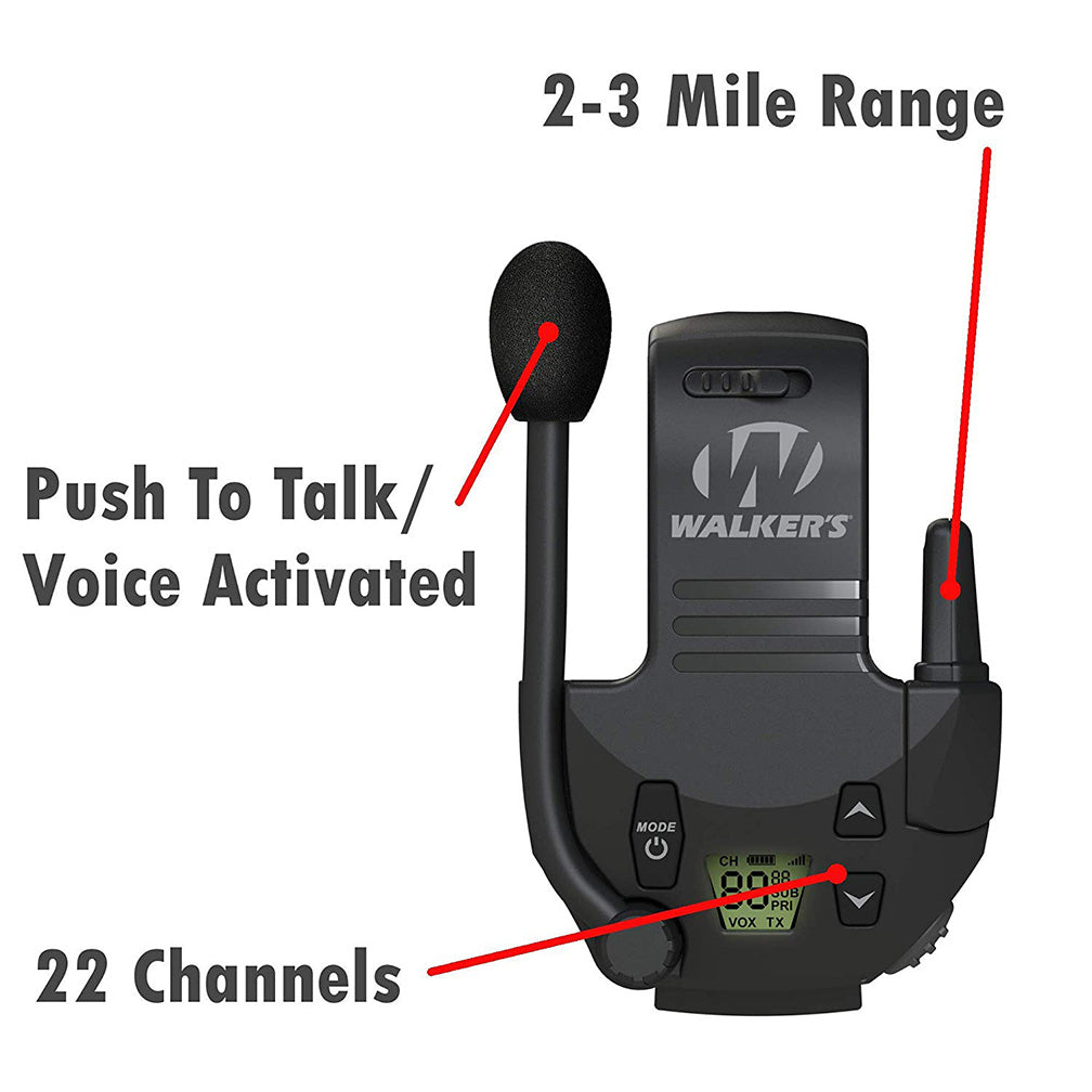 Walker's GWPRZRWT Razor Walkie Talkie