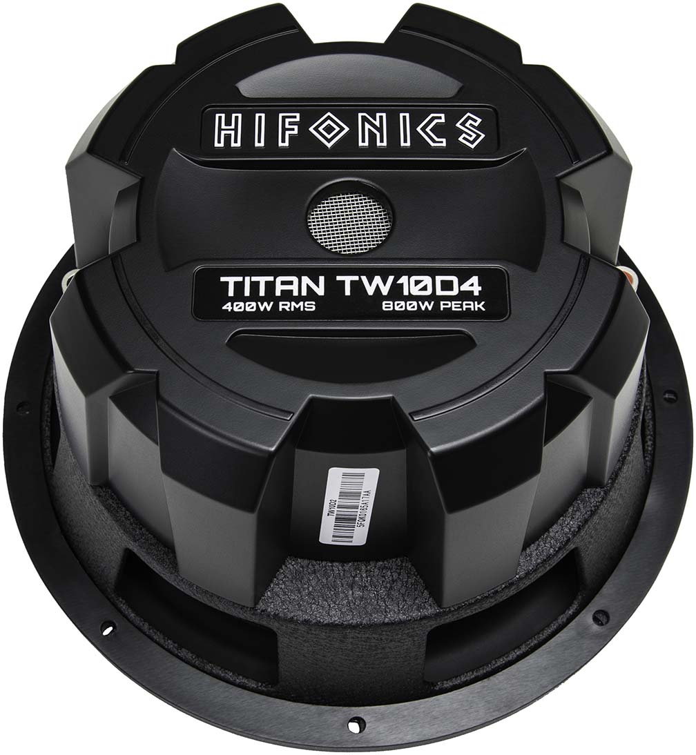 Hifonics TW10D4 Titan 10" Dual Voice Coil 4 Ohm - 400 Watts RMS 800 Watts Peak