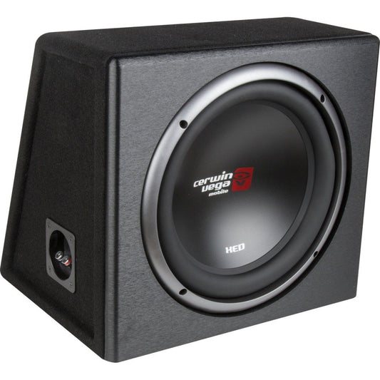 Cerwin-Vega Mobile XE10SV XED Series Single 10" Subwoofer in Loaded Enclosure