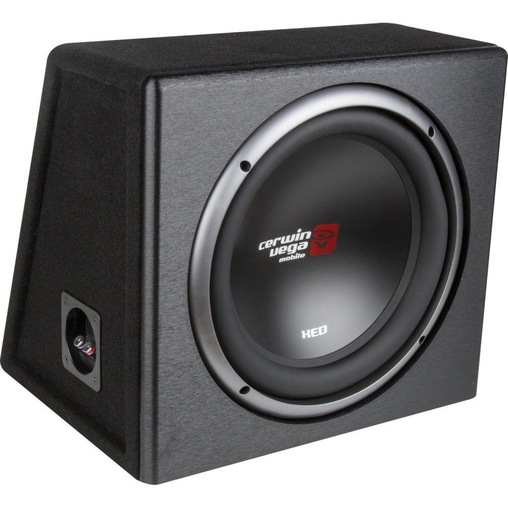 Cerwin-Vega Mobile XE12SV XED Series Single 12" Subwoofer in Loaded Enclosure
