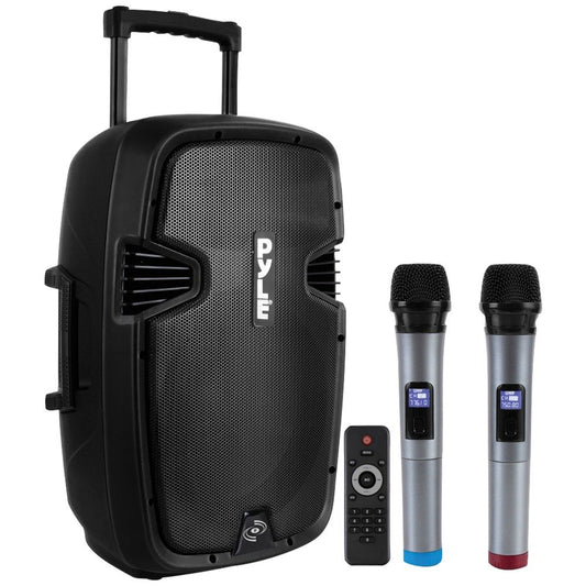 Pyle PPHP1599WU Portable Hi-Power Bluetooth PA Loudspeaker, 15"