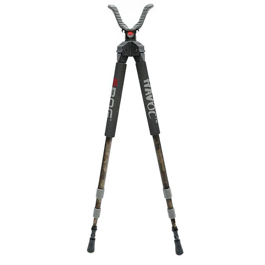 Bog 1100478 Havoc Shooting Stick Bipod - Black