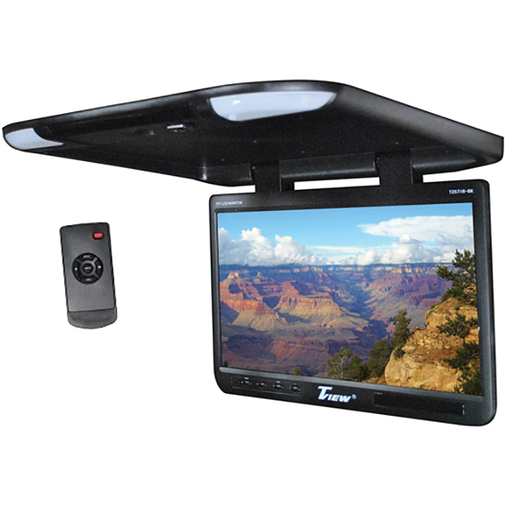 Tele View Monitor TView T257IRBK 25 Overhead Monitor with IR Transmitter (Black) – Deff Audio
