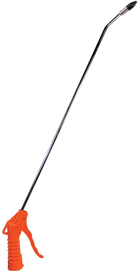 Astro 1716 Deluxe Air Blow Gun 20In Long Angled Nozzle 1/2" Removable Rubber Tip