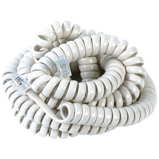 RCA TP282WR 25Ft Handset Coil Cord (White)