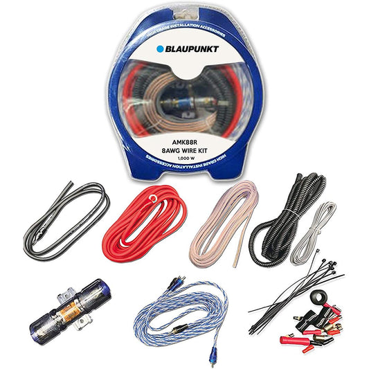 Blaupunkt AMK88R 8-Gauge Complete Amplifier Wire Kit