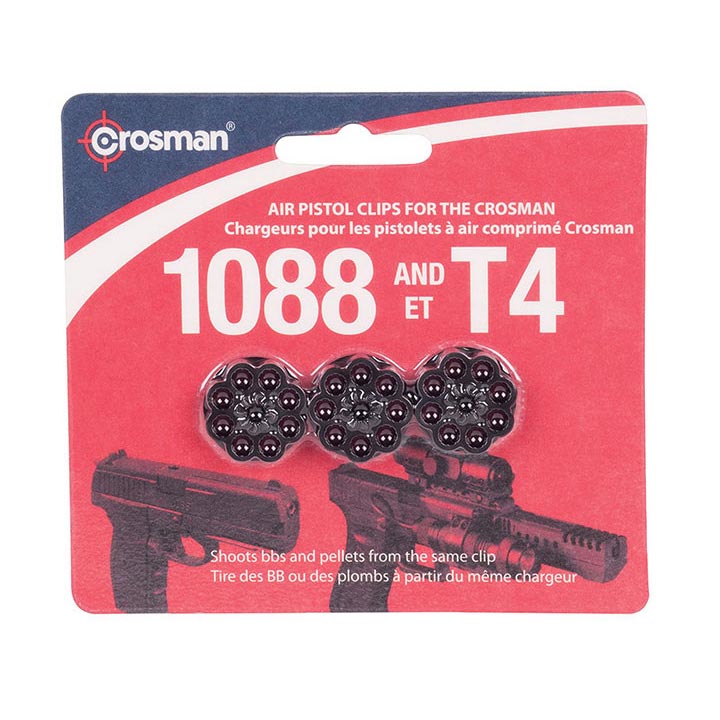 CROSMAN 0488 Spare Magazines 3 Count for use w/CCICE7B 1088 1008 &T4 Air Pistols
