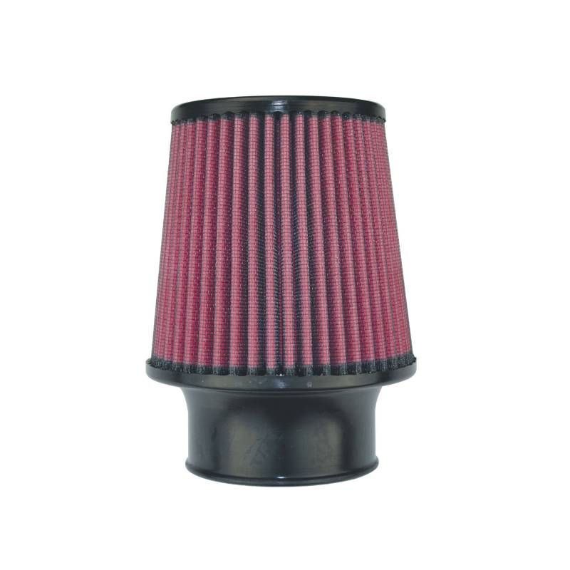 Injen X1017BR 8-Layer Oiled Cotton Gauze Air Filter (Black/Red)