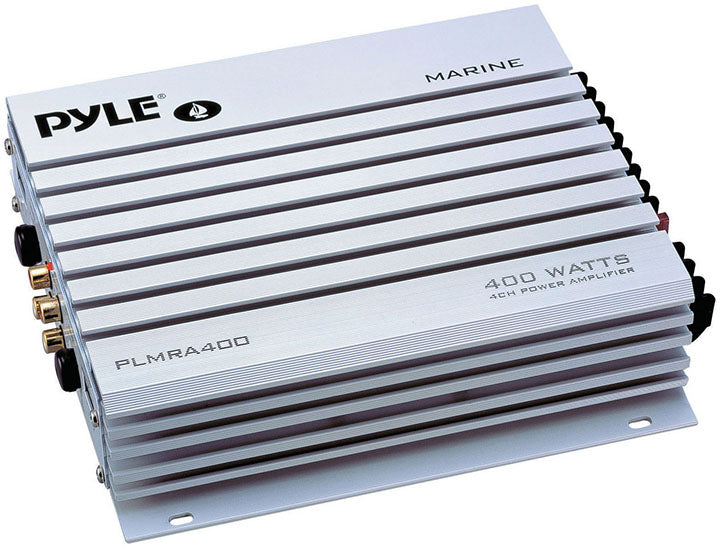 Pyle PLMRA400 400-Watt 4-Channel Waterproof Marine/Car Amplifier