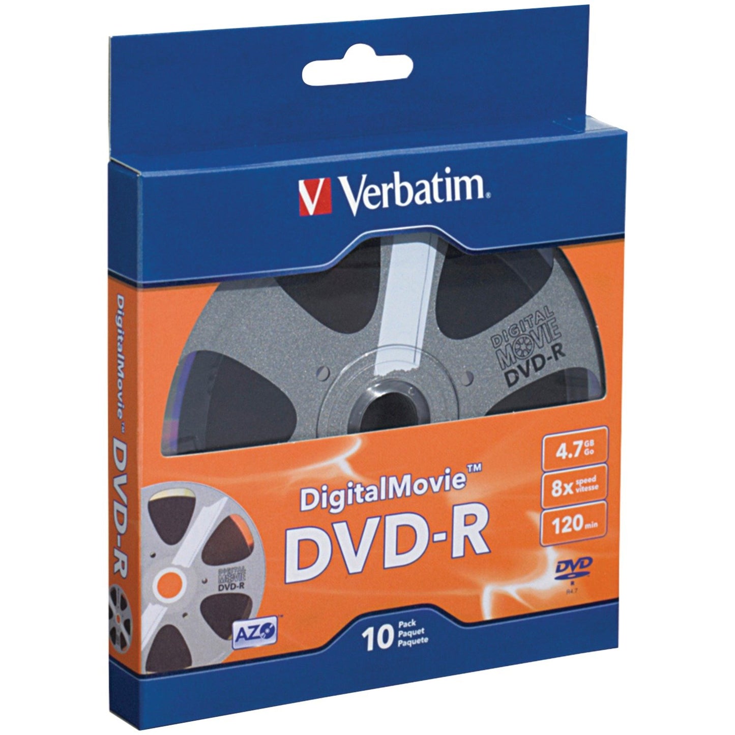 Verbatim 97946 4.7GB 120-Minute DigitalMovie DVD-Rs, 10 pk
