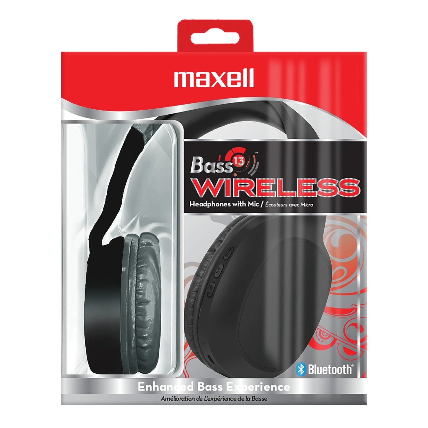 Maxell 199793 Bass 13 Bluetooth On-Ear Headphones w/Microphone