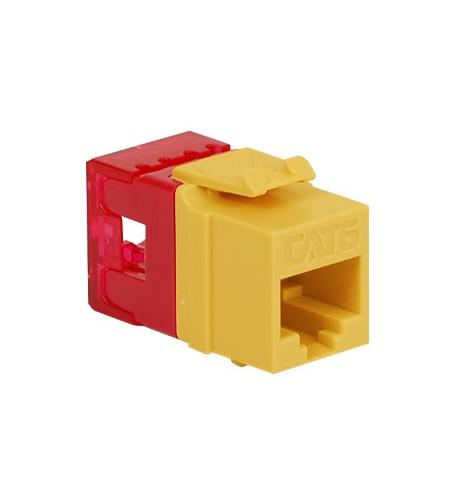 Icc IC107F6CYL Module, Cat 6, Hd, 25pk, Yellow