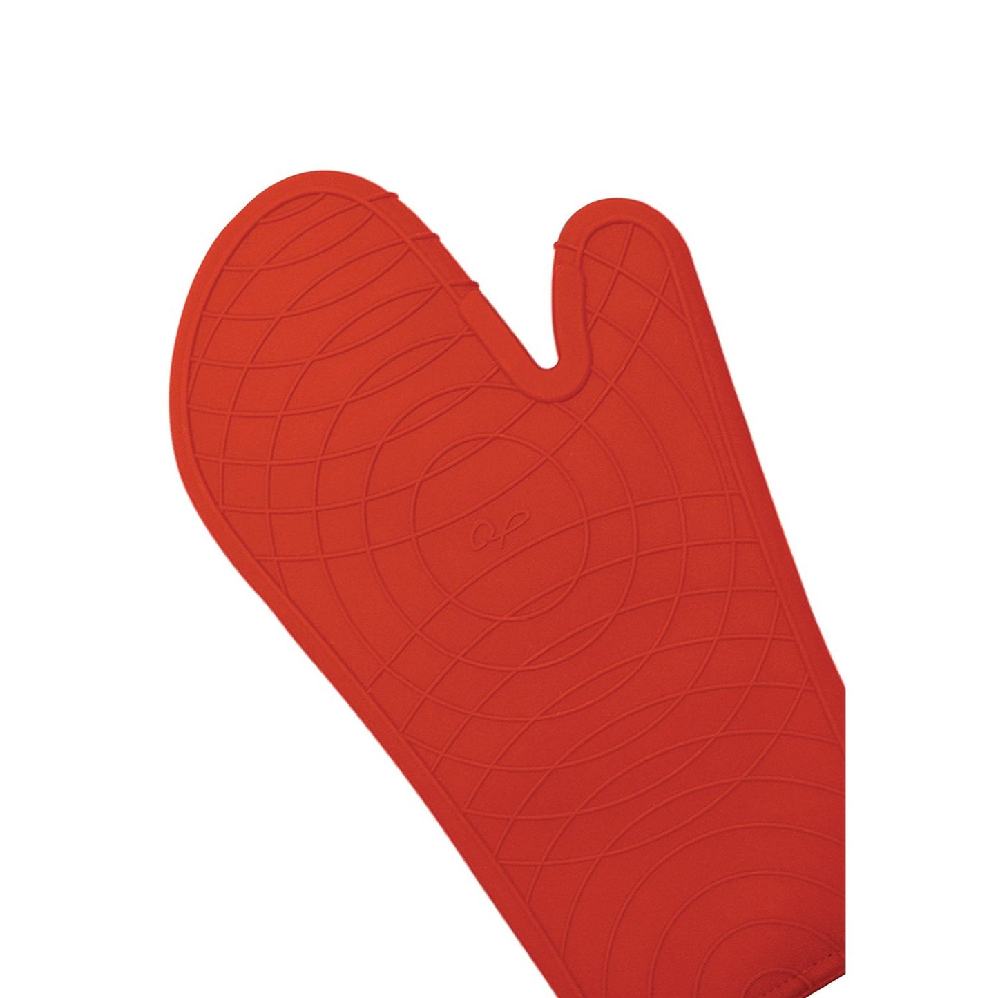 Gourmet By Starfrit 080235-006-0000 Silicone Oven Mitt, 12", Red