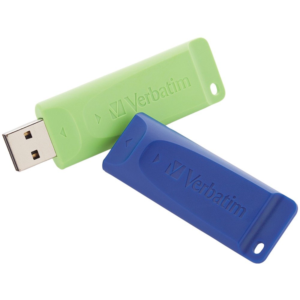 Verbatim 99812 64GB Store 'n’ Go USB Flash Drive, 2 pk