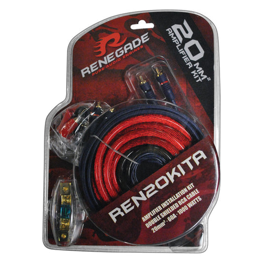 Renegade REN20KITA 4 Gauge Amp Wiring Kit