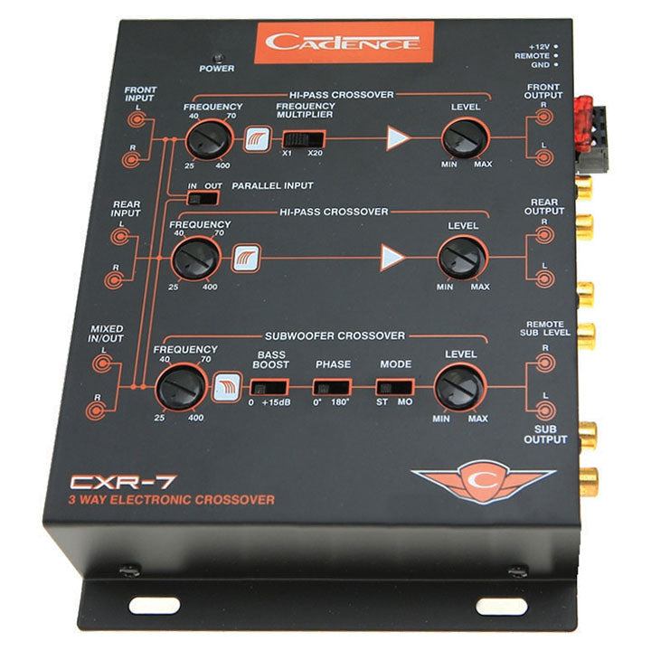Cadence CXR7 3 way electronic xover 7Volt line driver