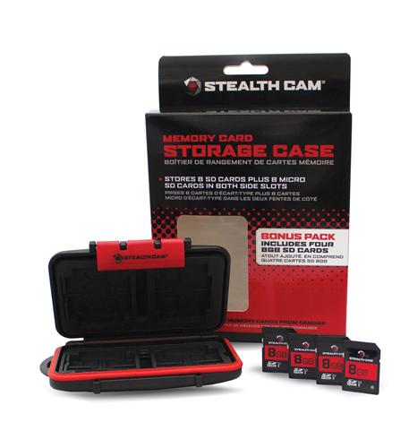 Stealthcam MCSC-8GB4PK 16 Card Slot Case w/(4) 8gb Sd Card