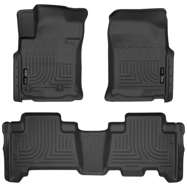 Husky 98571 Liners Weatherbeater Combination Front/2nd Seat Floor Liners