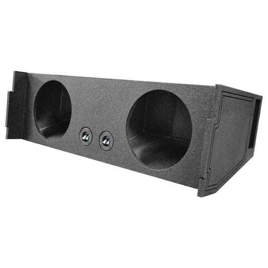 Qpower QBSUV12V Dual 12" Woofer Box 2007-14 Chevy Tahoe 3rd Row Vented Downfire