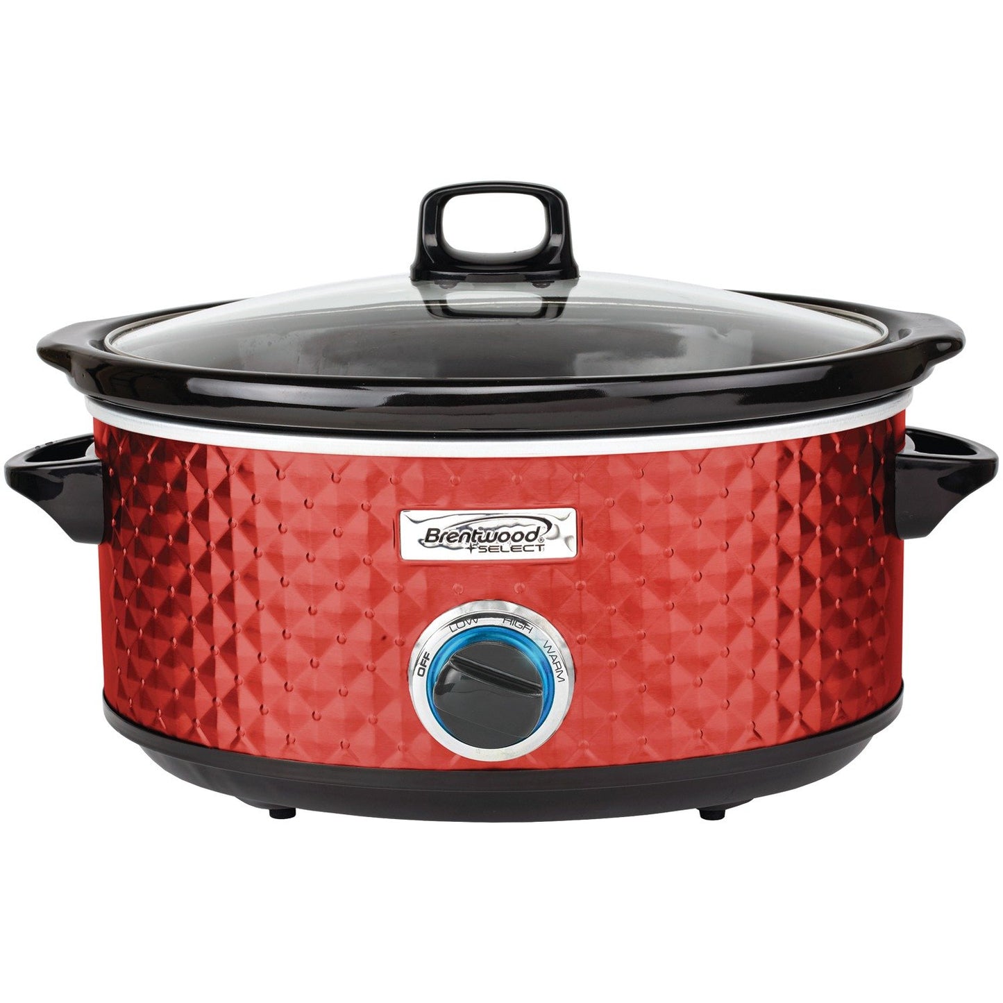 Brentwood Appl. SC-157R 7Q Slow Cooker (Red)