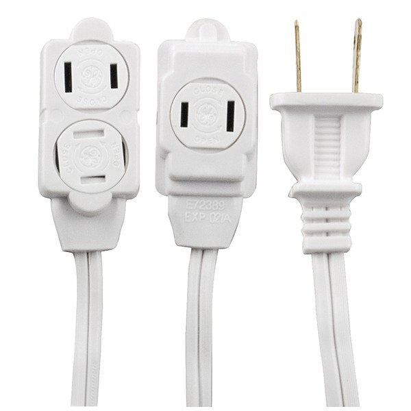 GE 51954 3-Outlet Extension Cord, 12ft