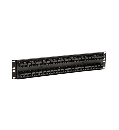Icc ICMPP48CP5 Patch Panel,cat 5e, Feed-thru 48-p,2rms