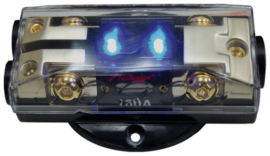 Audiopipe CQ3422P ANL Fuse Block with Blue LED Status Indicators – Platinum