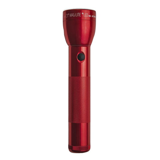 Maglite ML300LS2035 2 Cell D Led Flashlight Red-Gift Box