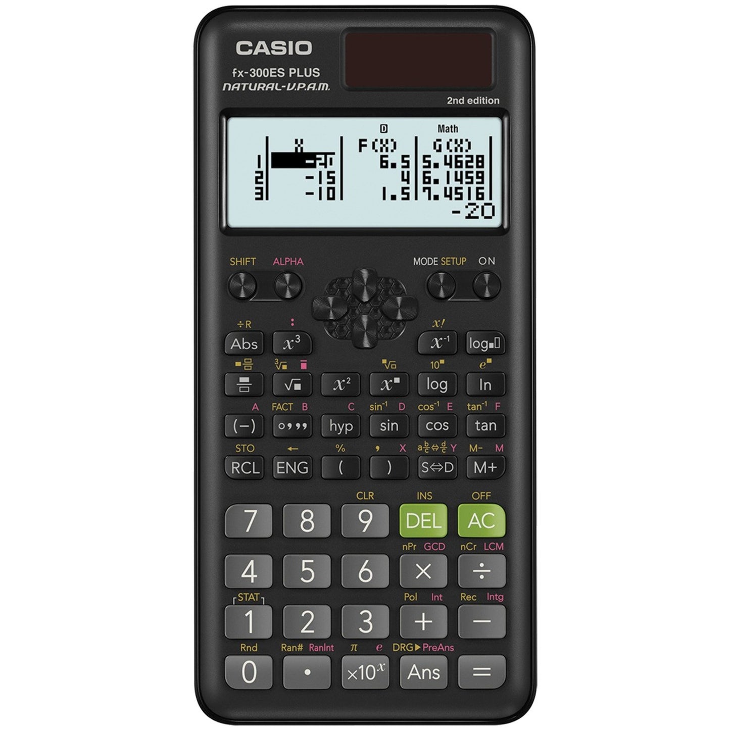 Casio FX-300ESPLS2-BLACK Scientific 2nd Edition Calculator (Black)