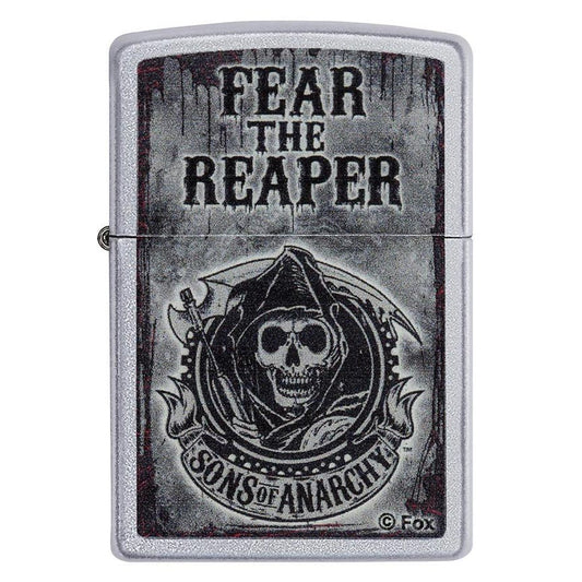 Zippo 28502 Windproof Lighter Sons of Anarchy, Satin Chrome Finish