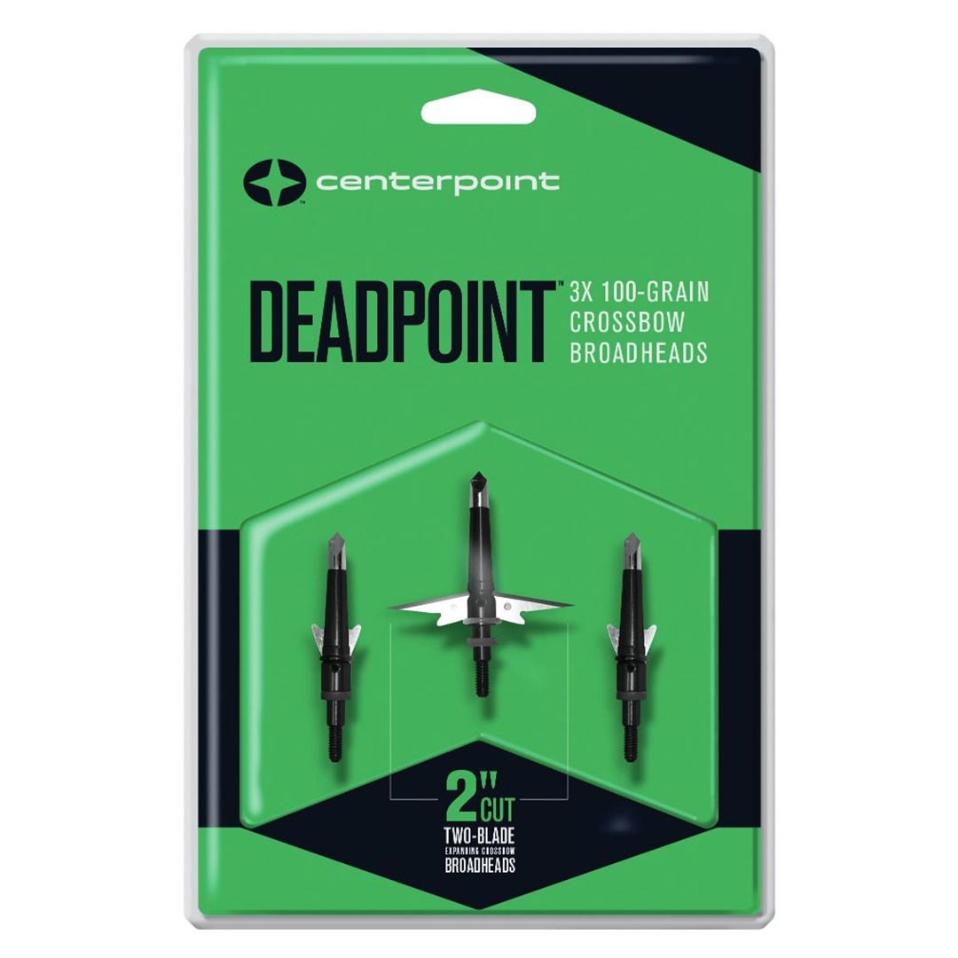 Center Point AXCPBH100 Deadpoint Broadheads (3 pack)
