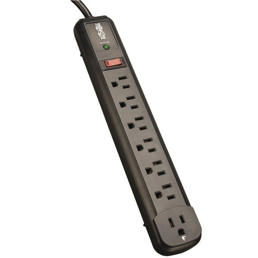 Tripp Lite TLP74RB Protect It!® 7-Outlet Surge Protector with 4 Foot Cord